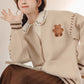 Bear Stitch Cardigan (Khaki)