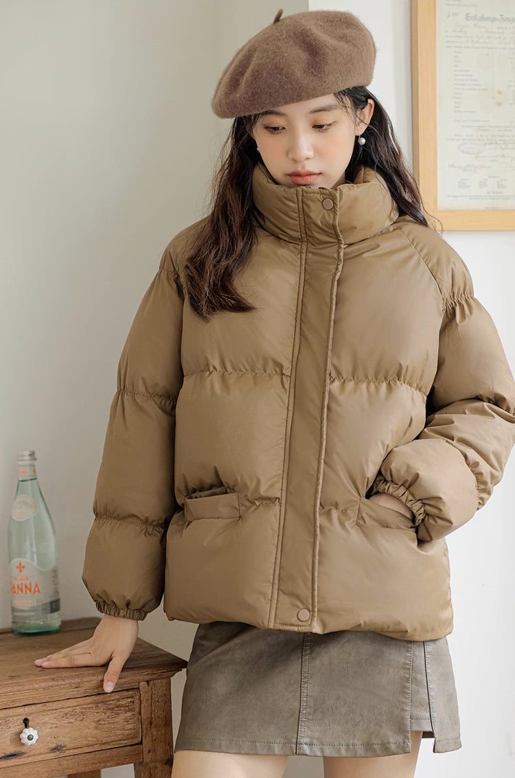 Basic Puffer Jacket (4 Colors)