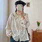 Forest Floor Embroidered Blouse (2 Colors)