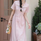 Wisteria Midi Shirt Dress (Lilac)
