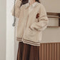 Bear Stitch Cardigan (Khaki)