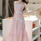 Coco Plaid Midi Cami Dress (Pink)