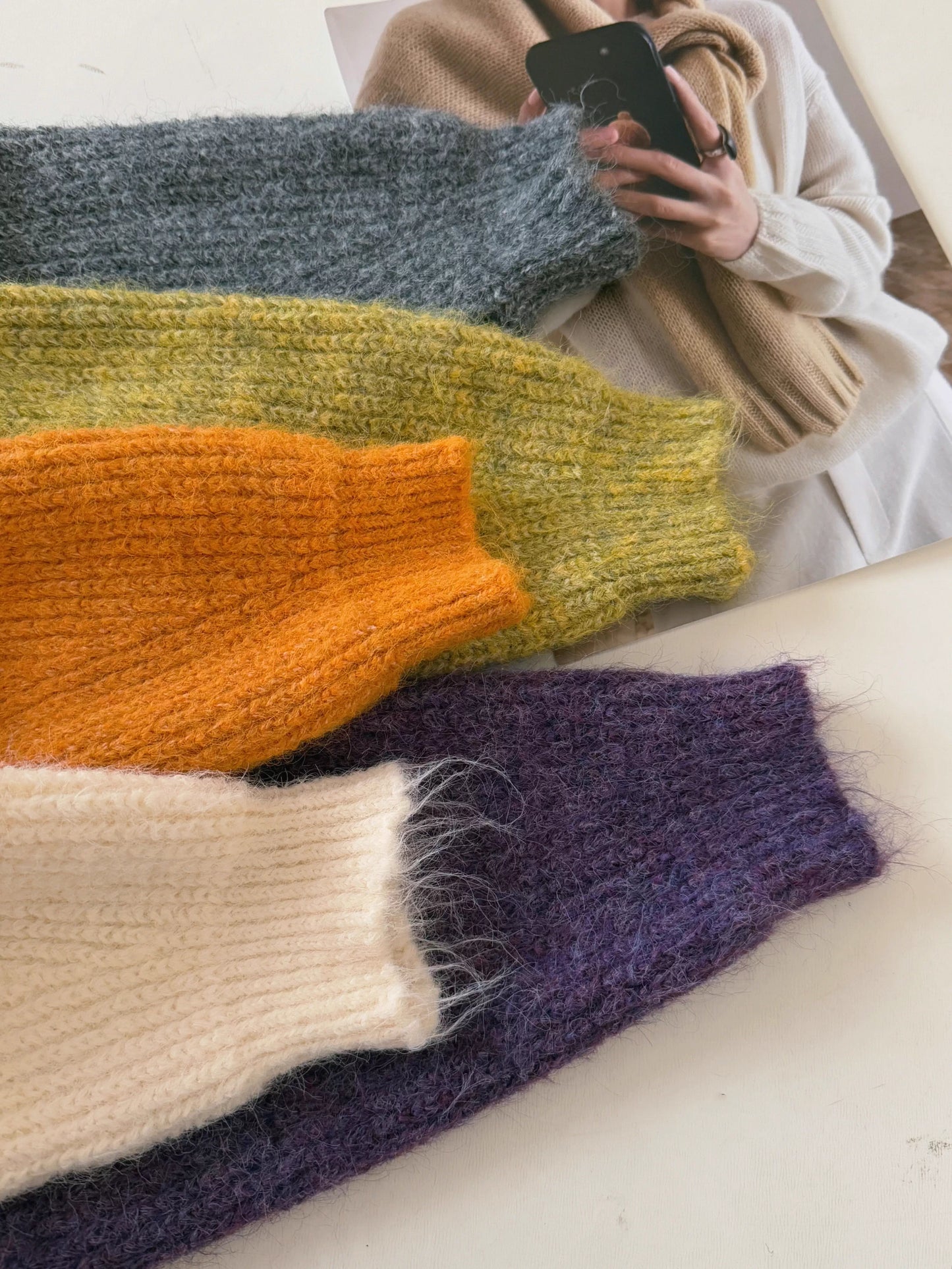 Newsboy Knitted Cardigan (8 Colors)