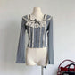 Ballet Lace Knitted Shirt (2 Colors)