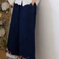 Mushroom Patchwork Embroidered Denim Pants (2 Colors)