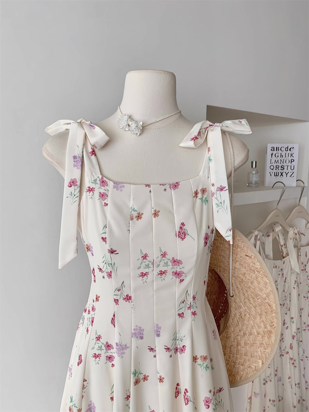 Flower Girl Maxi Dress (White)