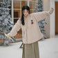 Snowy Wishes Cross Collar Jacket (3 Colors)