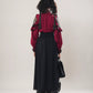 My Villain Arc Blouse & Skirt (Maroon/Black)