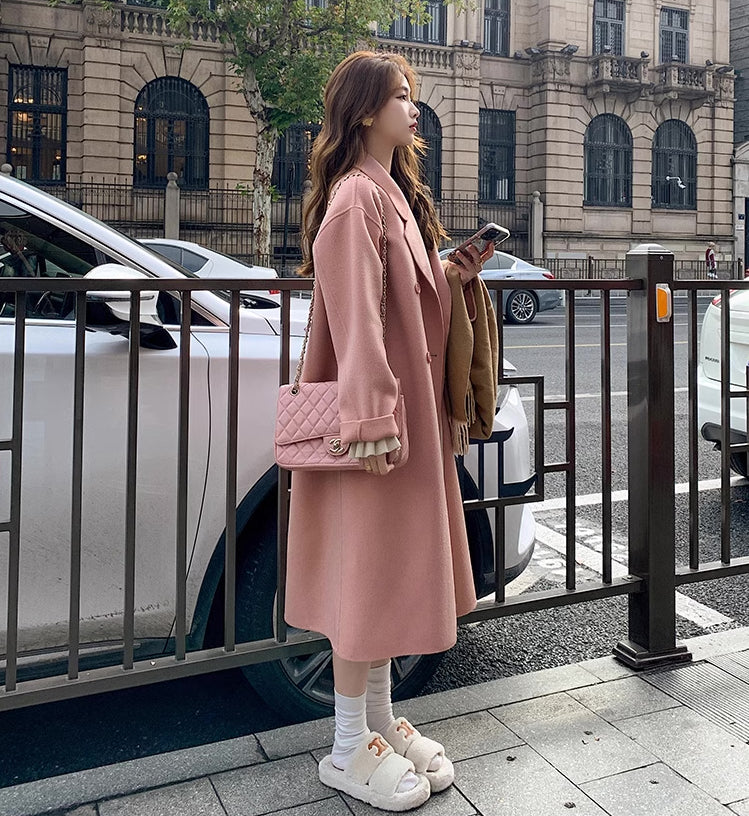 Basic Faux Wool Coat (5 Colors)