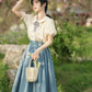 Evergarden Short Sleeve Blouse & Skirt Set (7 Colors)