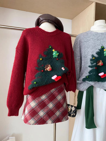 Christmas Tree Charms Sweater (3 Colors)