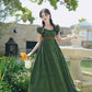 Ivy Regency Maxi Dress (Deep Olive)