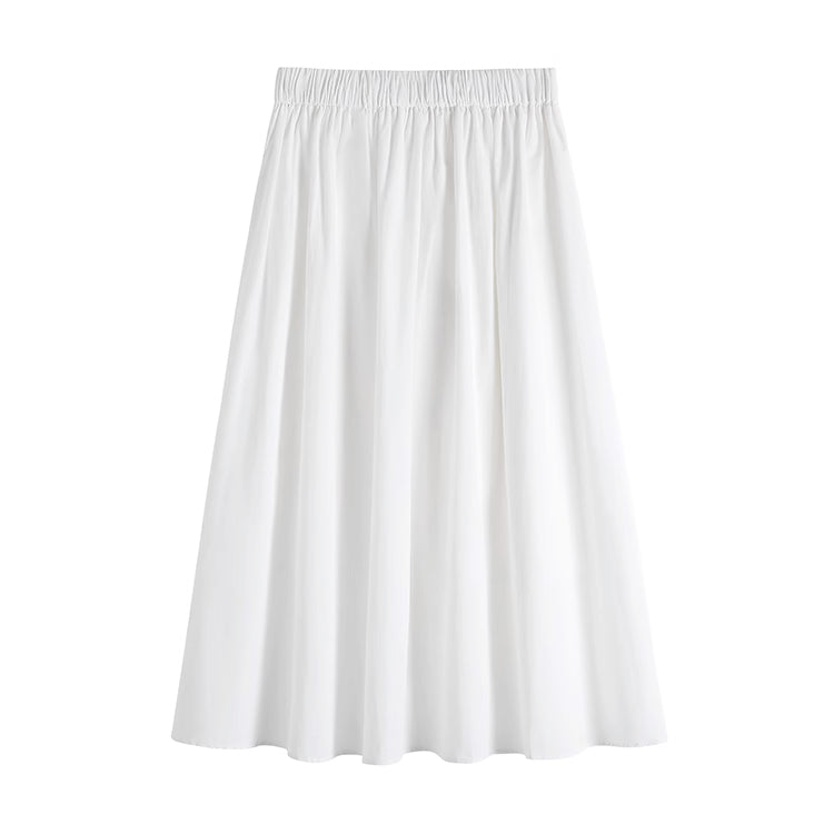 Essential Pleated Midi Skirt (2 Colors)
