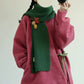Fruity Fuzz Cross Collar Jacket & Mamianqun Set (2 Colors)