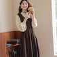 Basic Corduroy Pinafore (Brown)