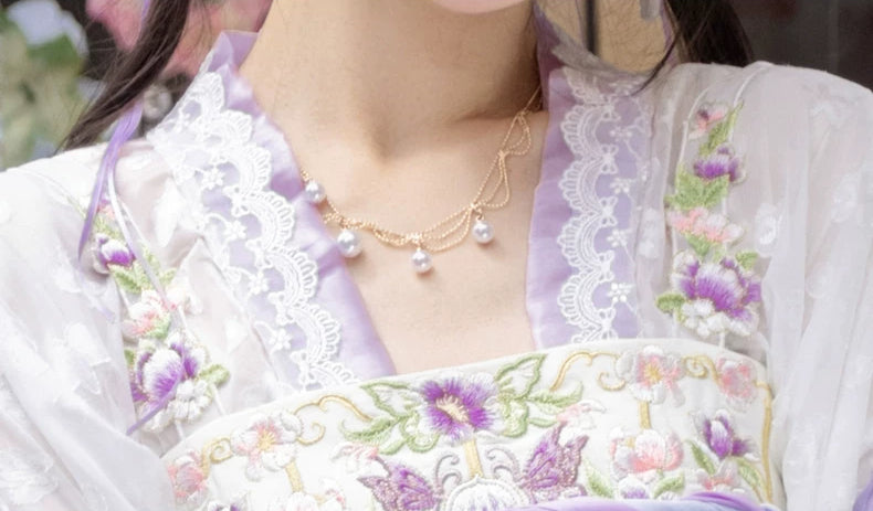 Butterfly Wings Qixiong Ruqun Set (Purple)