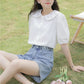 Budding Blossoms Short Sleeve Blouse (2 Colors)