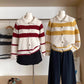 Varsity Stripe Collared Cardigan (3 Colors)