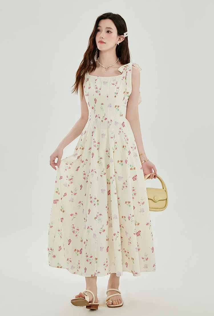 Flower Girl Maxi Dress (White)