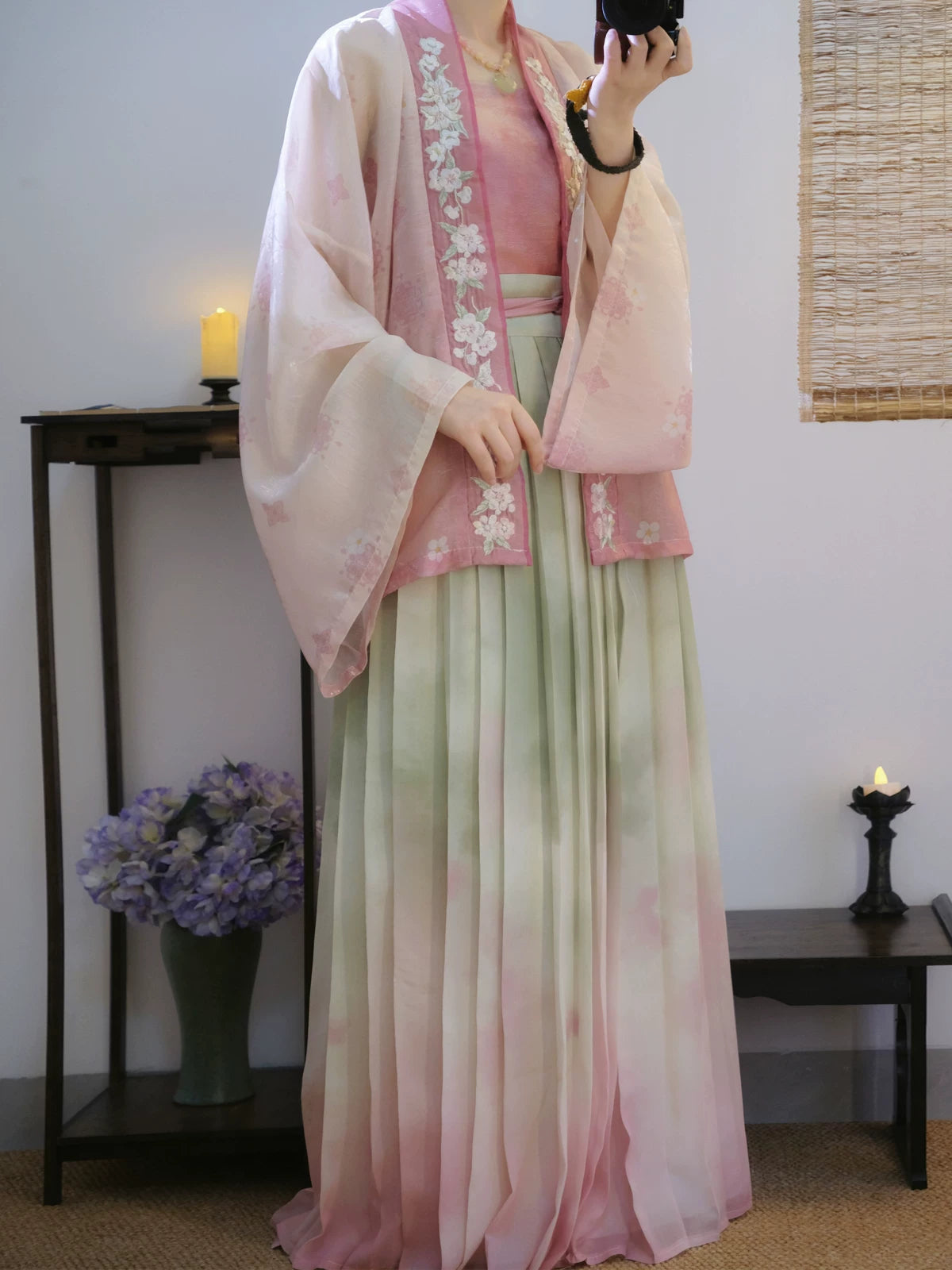 Watercolor Ombre Song Hanfu Set (2 Colors)