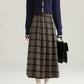 Autumnal Plaid Midi Skirt (3 Colors)