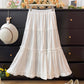 Lace & Bows Tiered Midi Skirt (4 Colors)