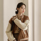 Boyfriend Baseball Jacket (Brown)