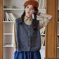 Chocolate Buttons Knitted Vest (2 Colors)