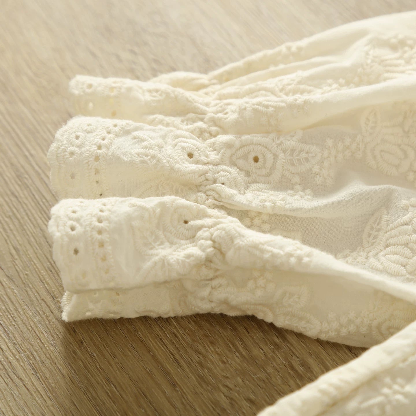 Strawberry Picnic Embroidered Blouse (2 Colors)
