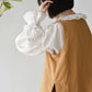 Looped Up Button Vest (Mustard Yellow)