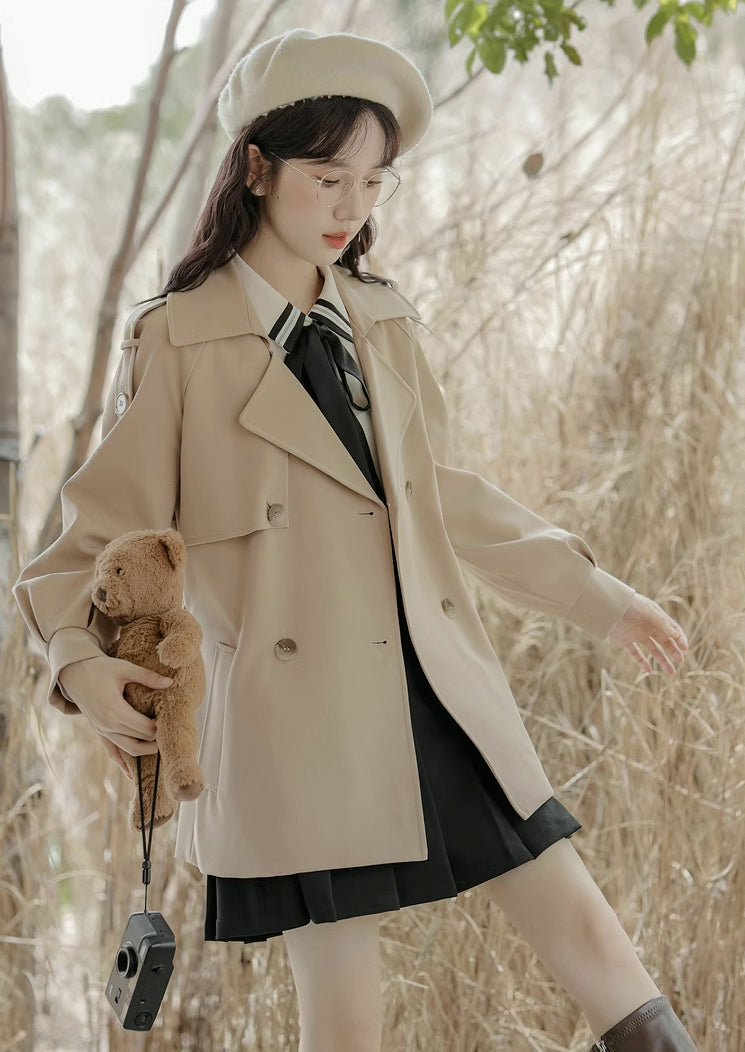 Explorer's Short Trench Coat (Khaki)