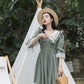 Adventure Peter Pan Collar Dress (Sage)