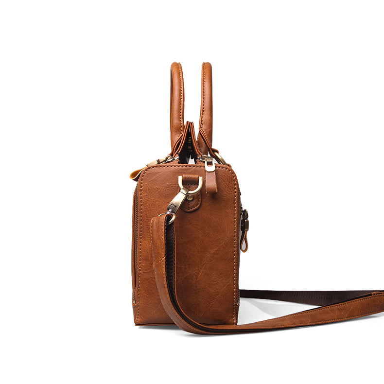 Traveller's Carry-All Bag (Cognac Brown)