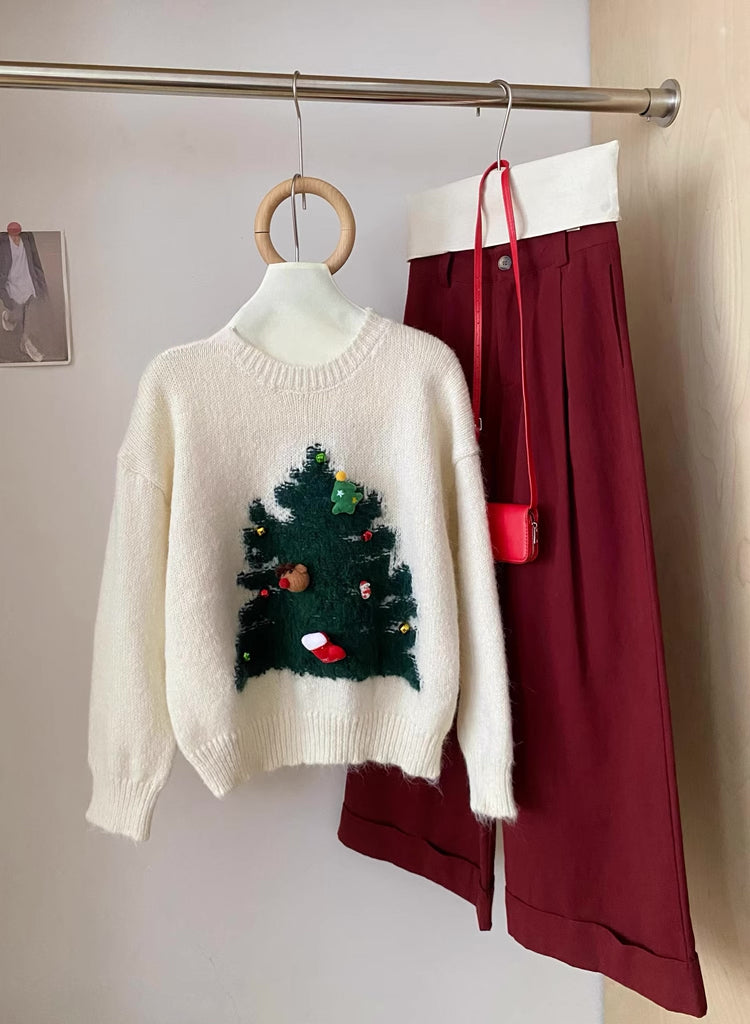 Christmas Tree Charms Sweater (3 Colors)