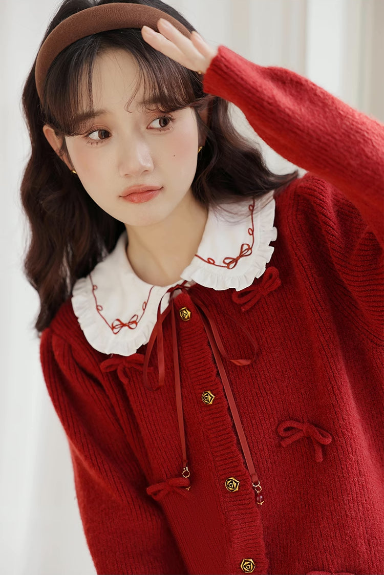 Bow-tiful Cardigan (4 Colors)