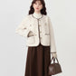 Faux Sherpa Wool Jacket (Cream)