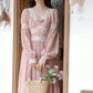 Rose Fairy Midi Dress (Pink)