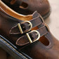 Double Buckle Mary Jane Brogues (2 Colors)