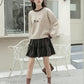 Waffle Knit Flower Sweater (2 Colors)