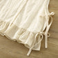 Floral Whimsy Embroidered Vest (Beige)
