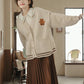 Bear Stitch Cardigan (Khaki)