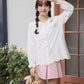 Floral Broderie Blouse (2 Colors)