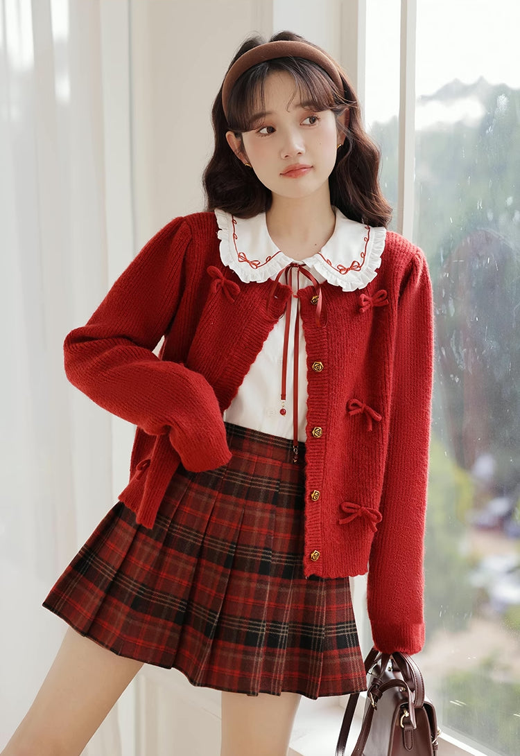 Bow-tiful Cardigan (4 Colors)