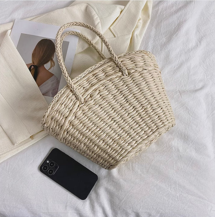 Essential Straw Tote Bag (2 Colors)