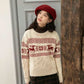 Reindeer Fair Isle Sweater (Cream)