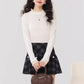 Pom Pom Plaid Mini Skirt (3 Colors)