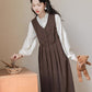 Basic Corduroy Pinafore (Brown)