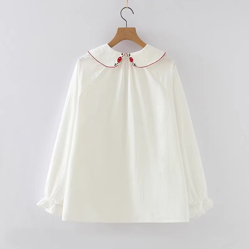 Mushroom Squirrel Blouse (2 Colors)