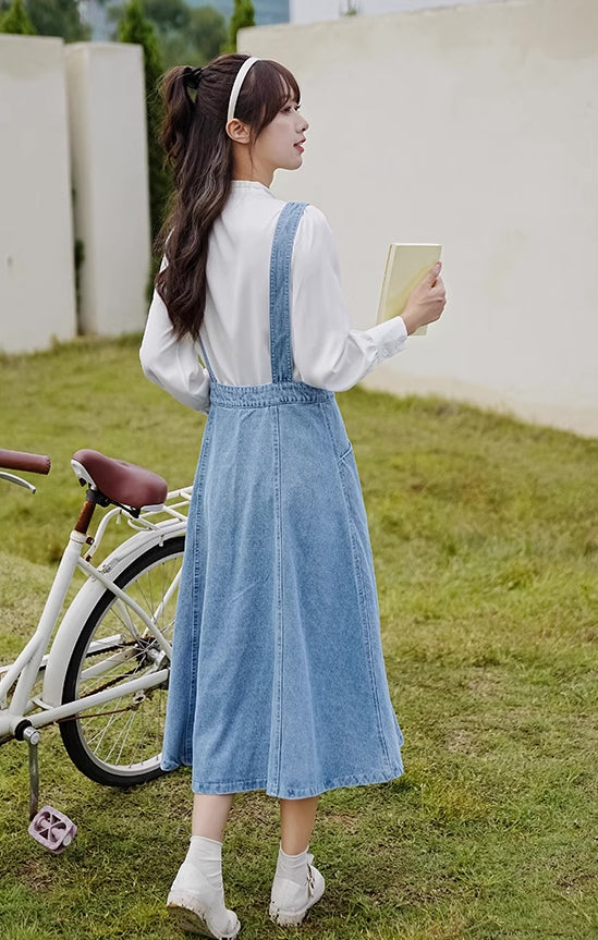 Light blue hot sale pinafore