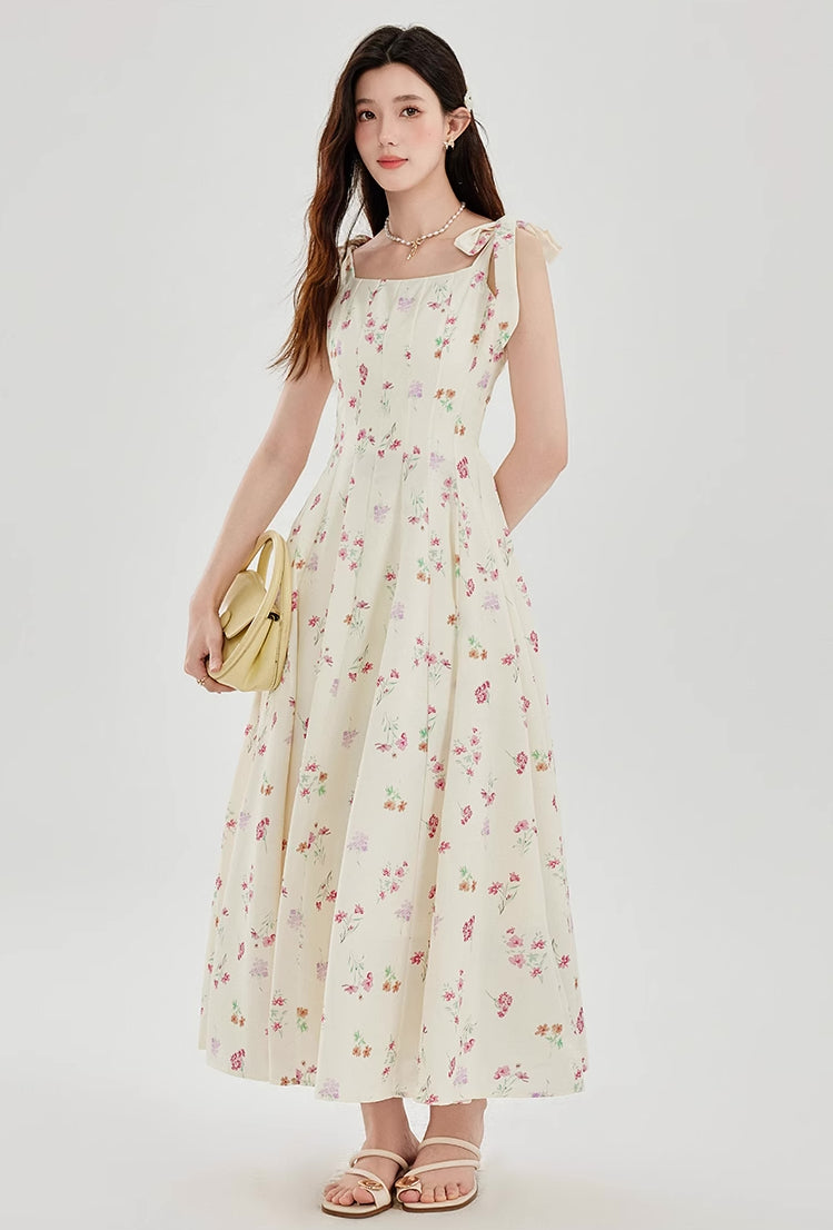 Flower Girl Maxi Dress (White)